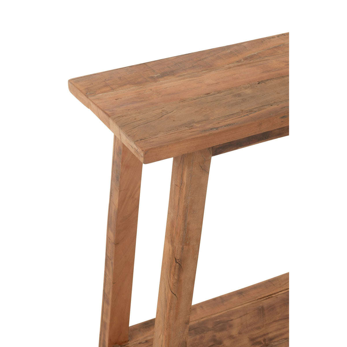 Tavolino quadrato in legno riciclato naturale J-Line