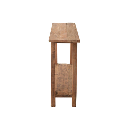 Tavolino quadrato in legno riciclato naturale J-Line