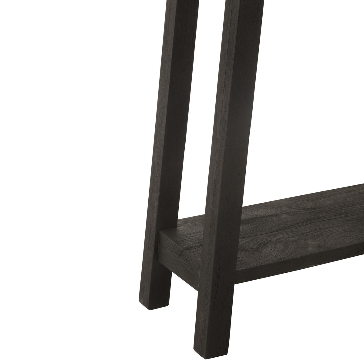 Tavolino quadrato in legno di mango nero J-Line