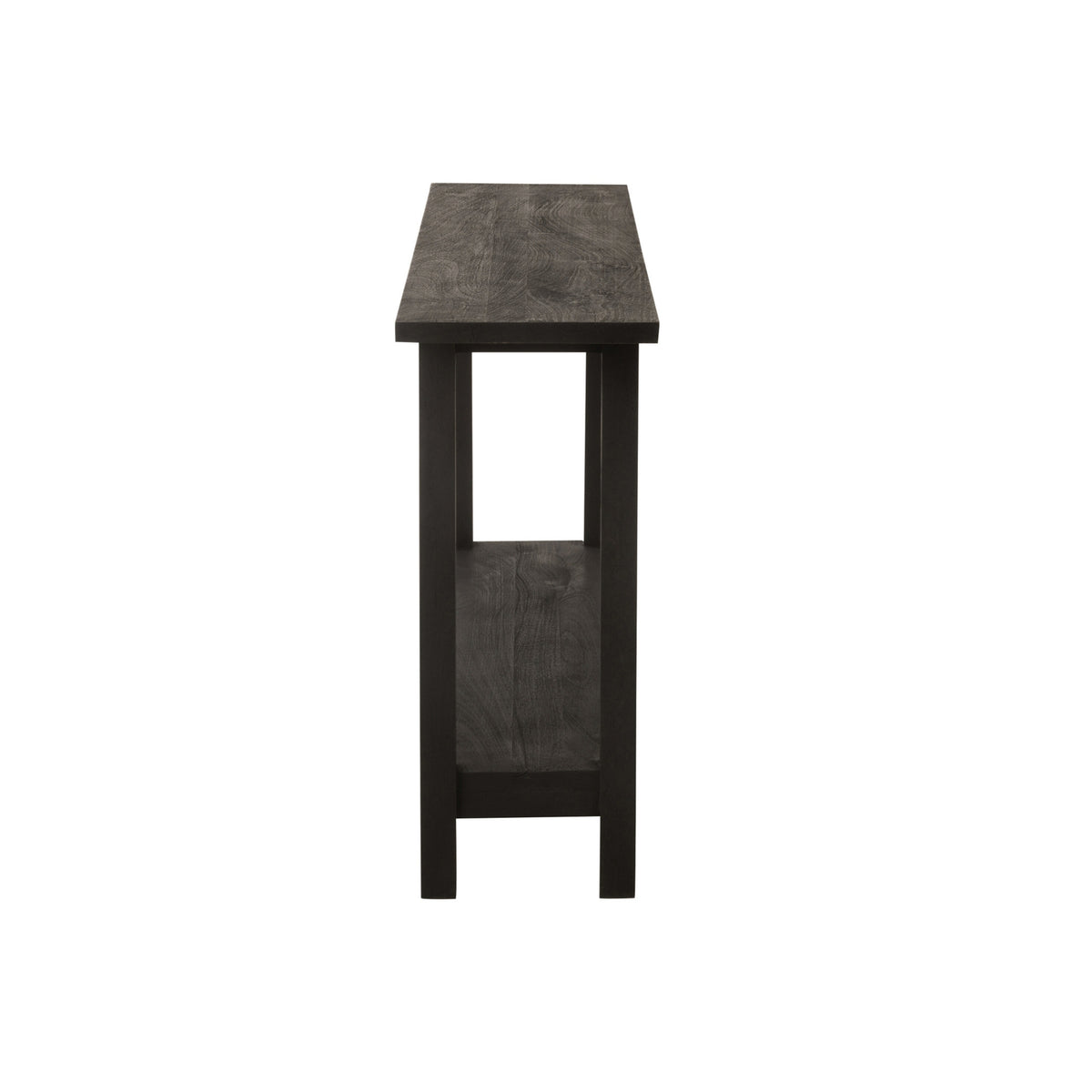 Tavolino quadrato in legno di mango nero J-Line