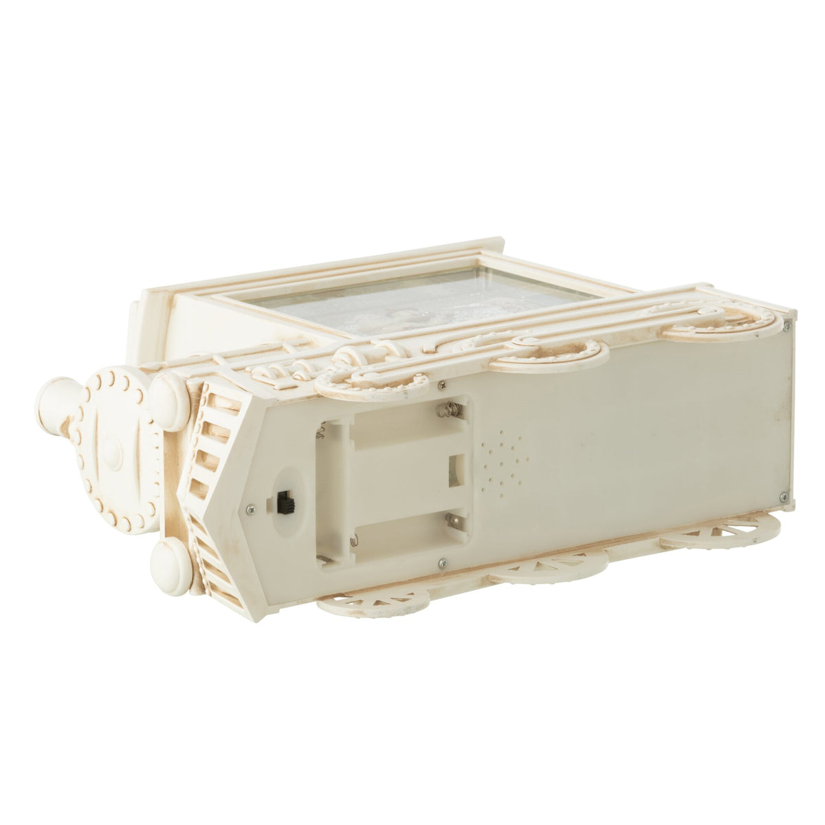 Palla di Neve Locomotive in Plastica Bianca H26cm J-Line