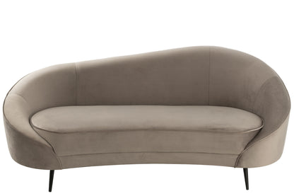 Sofa Elisabeth Silver J-Line - Bankstel - J-Line - livinglovely.nl