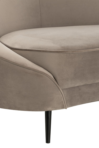 Sofa Elisabeth Silver J-Line - Bankstel - J-Line - livinglovely.nl