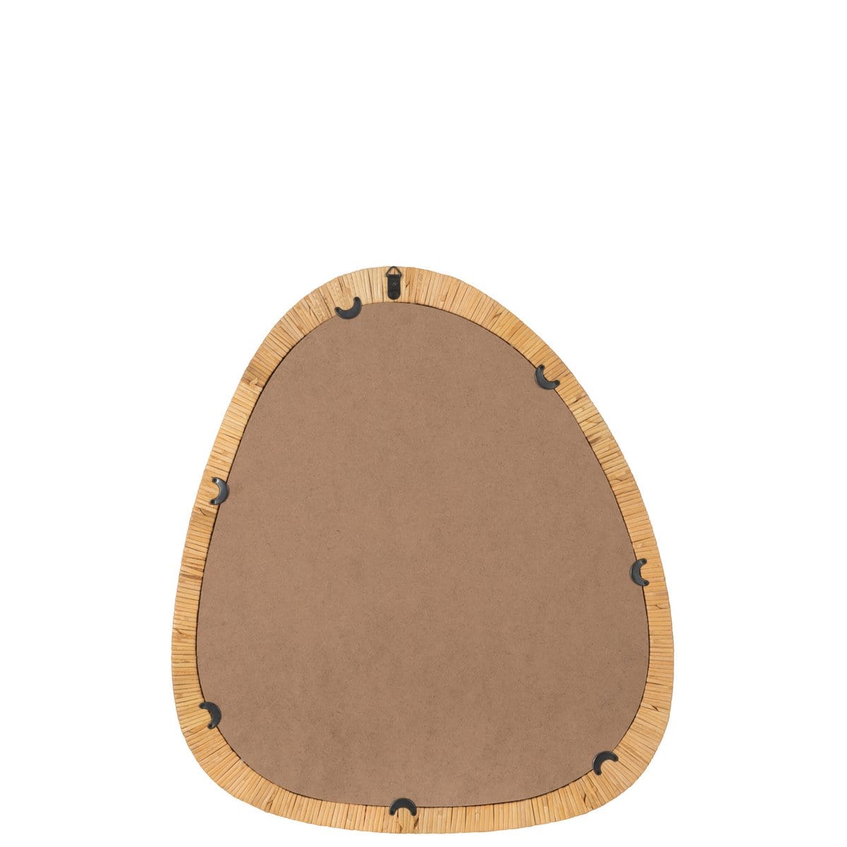 Spiegel Paille Rotan/Glas Natuur Large - Spiegel - J-Line - livinglovely.nl