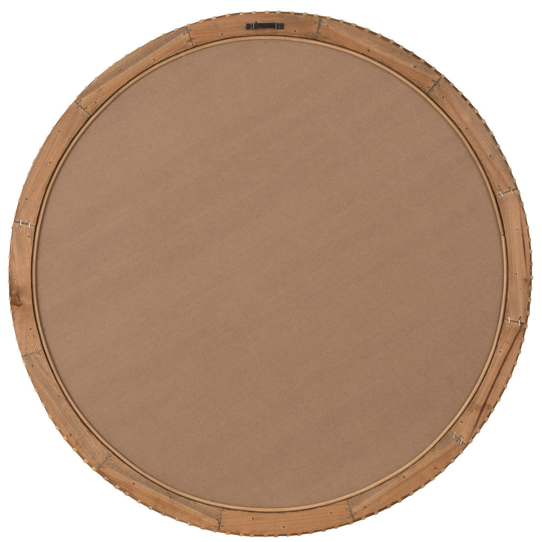 Spiegel Rond Spar/Glas Natuur Ø 75 cm - Spiegel - J-Line - livinglovely.nl