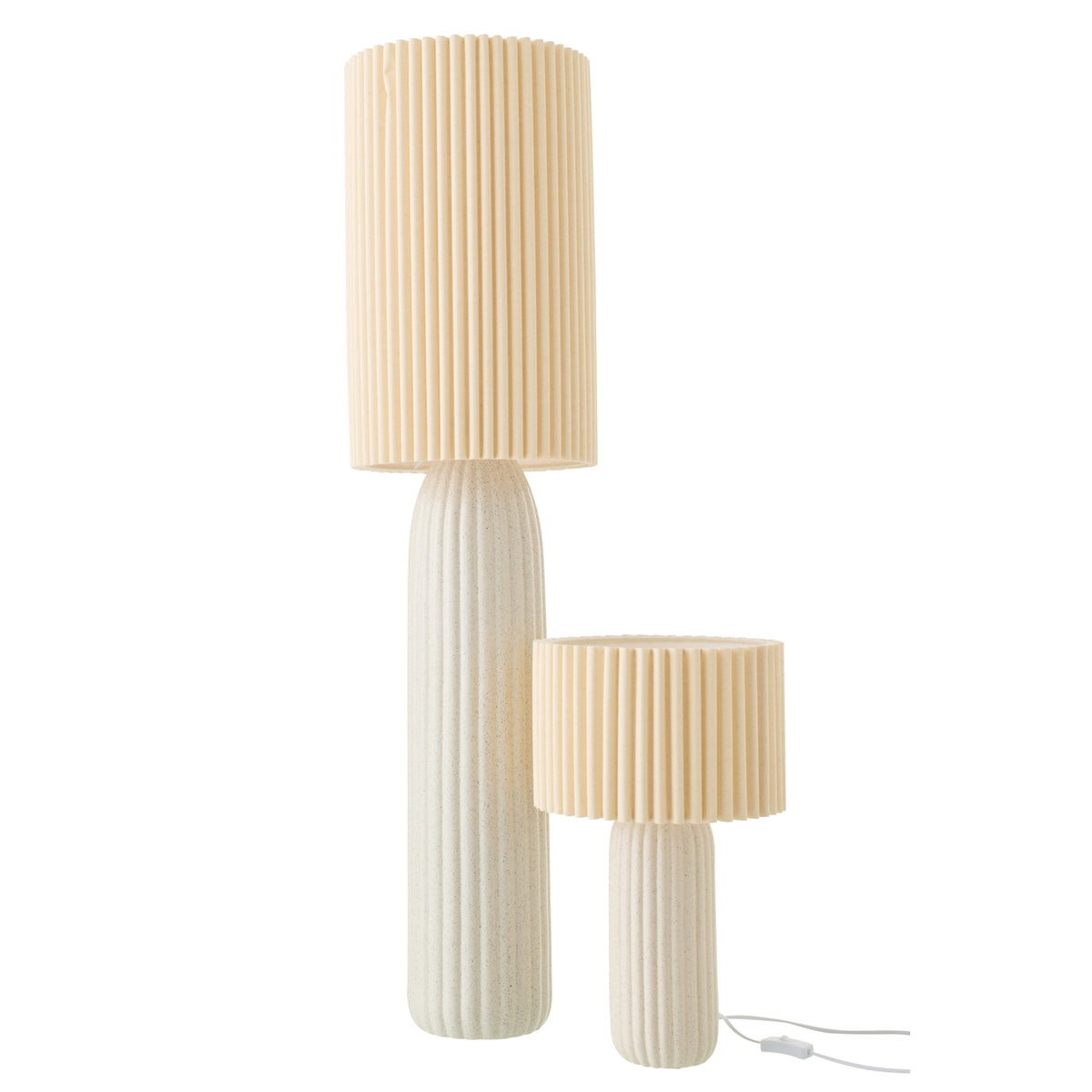 Lampada da terra Esmee Ceramica Off-White Large J-Line