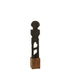 Statue Mara Gerecycleerd Hout Zwart/Naturel - Beeld - J-Line - livinglovely.nl