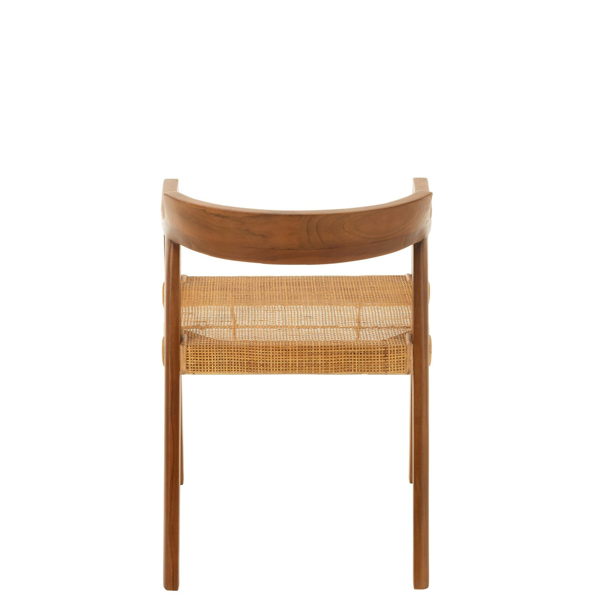 Sedia Emma in teak marrone J-Line