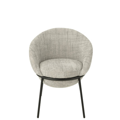 Stoel Ijzer Grijs/Zwart- J-Line