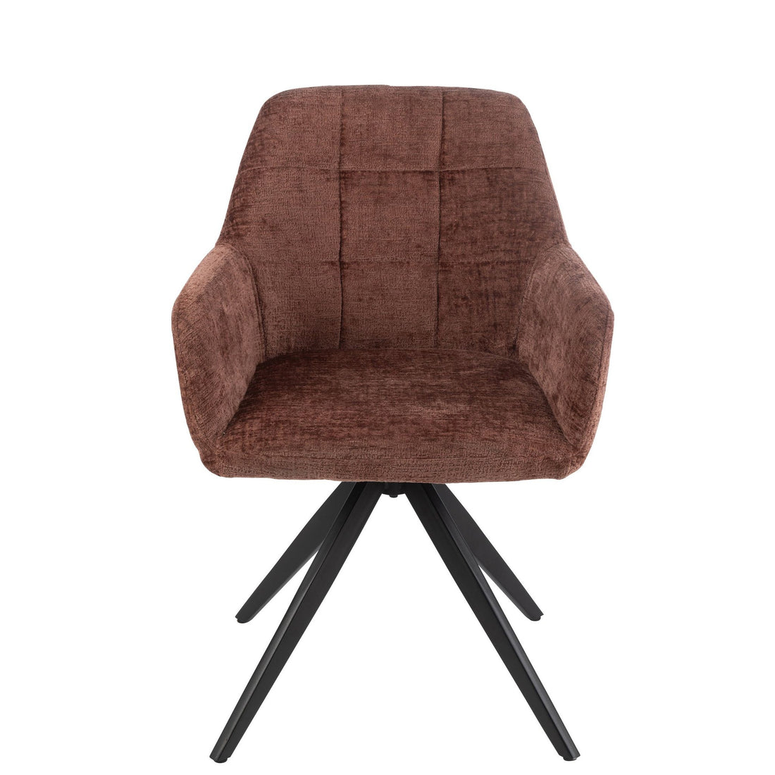 Sedia Louna Ferro/Acrilico Marrone J-Line