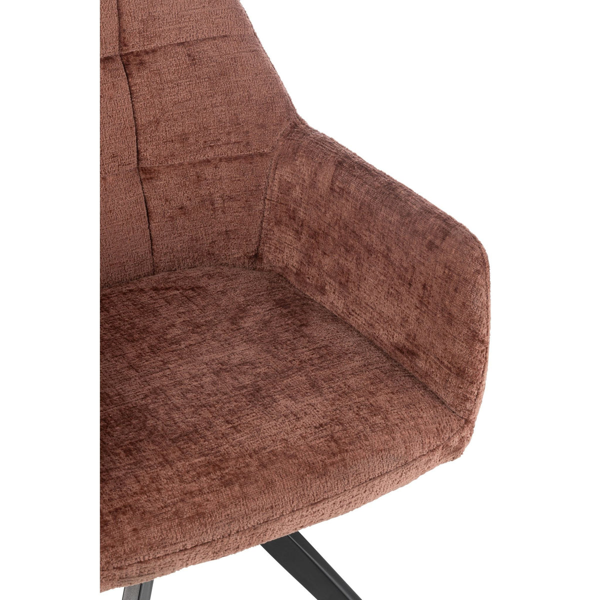 Sedia Louna Ferro/Acrilico Marrone J-Line