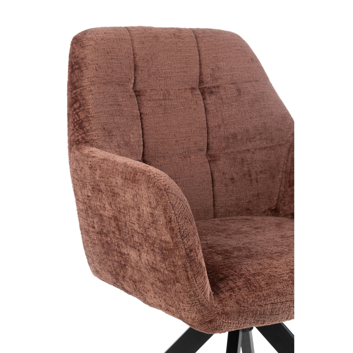 Sedia Louna Ferro/Acrilico Marrone J-Line