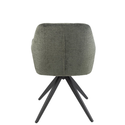 Sedia Louna Ferro/Acrilico Verde J-Line