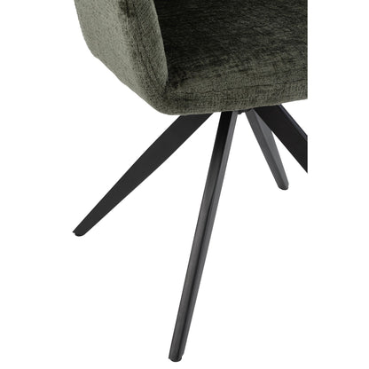 Sedia Louna Ferro/Acrilico Verde J-Line