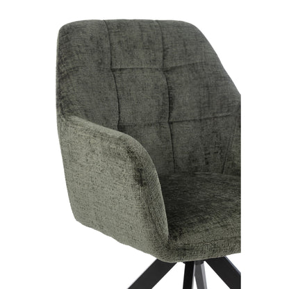 Sedia Louna Ferro/Acrilico Verde J-Line
