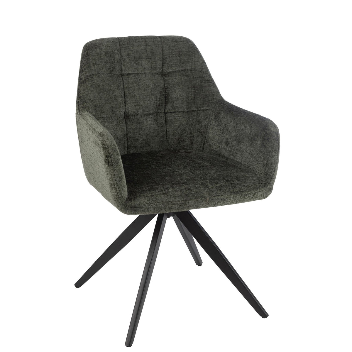Sedia Louna Ferro/Acrilico Verde J-Line