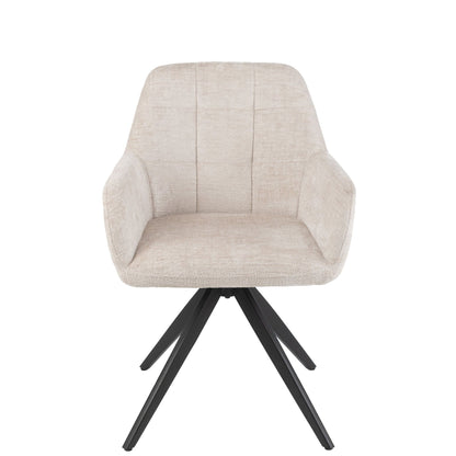 Sedia Louna Ferro/Acrilico Avorio J-Line