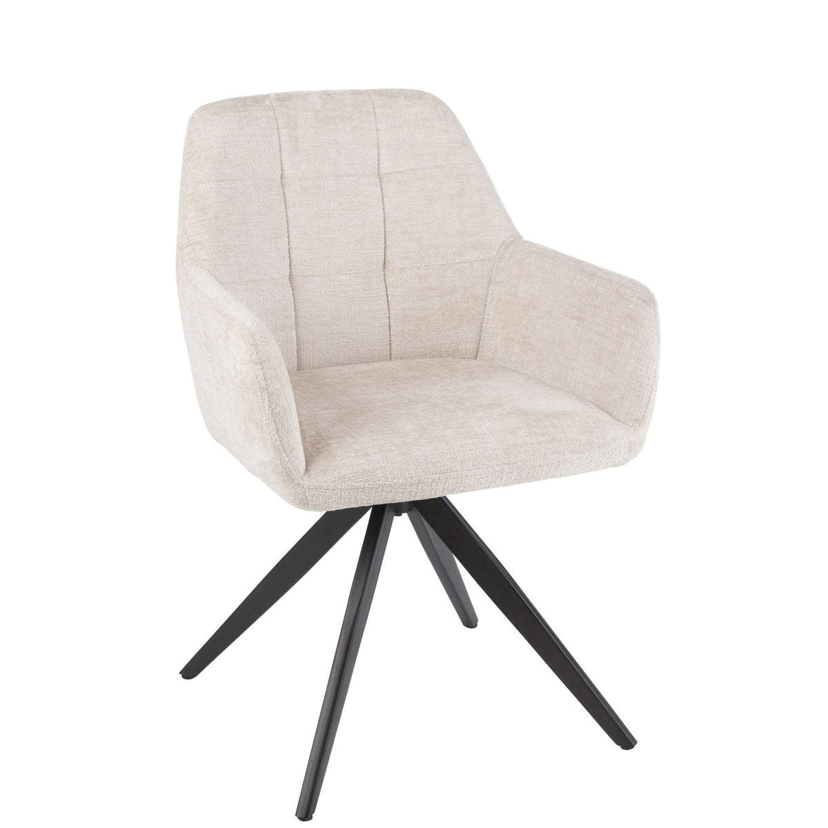Sedia Louna Ferro/Acrilico Avorio J-Line