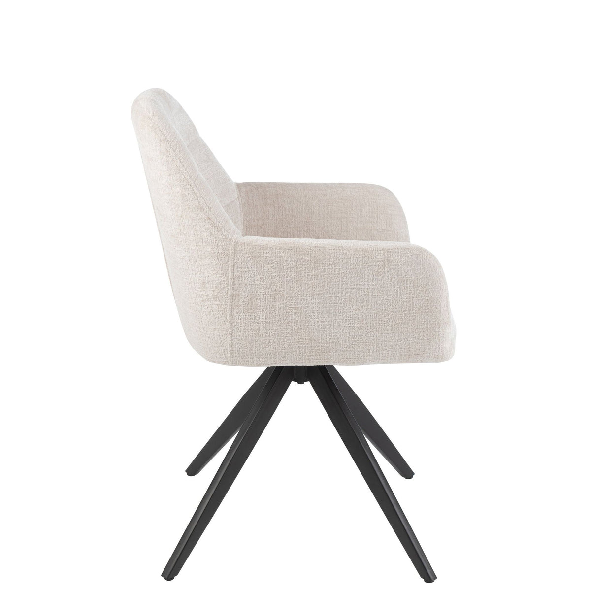 Sedia Louna Ferro/Acrilico Avorio J-Line