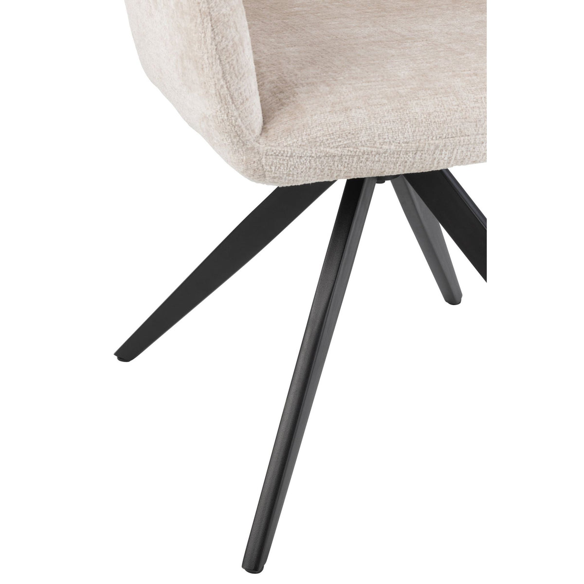 Sedia Louna Ferro/Acrilico Avorio J-Line
