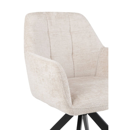 Sedia Louna Ferro/Acrilico Avorio J-Line
