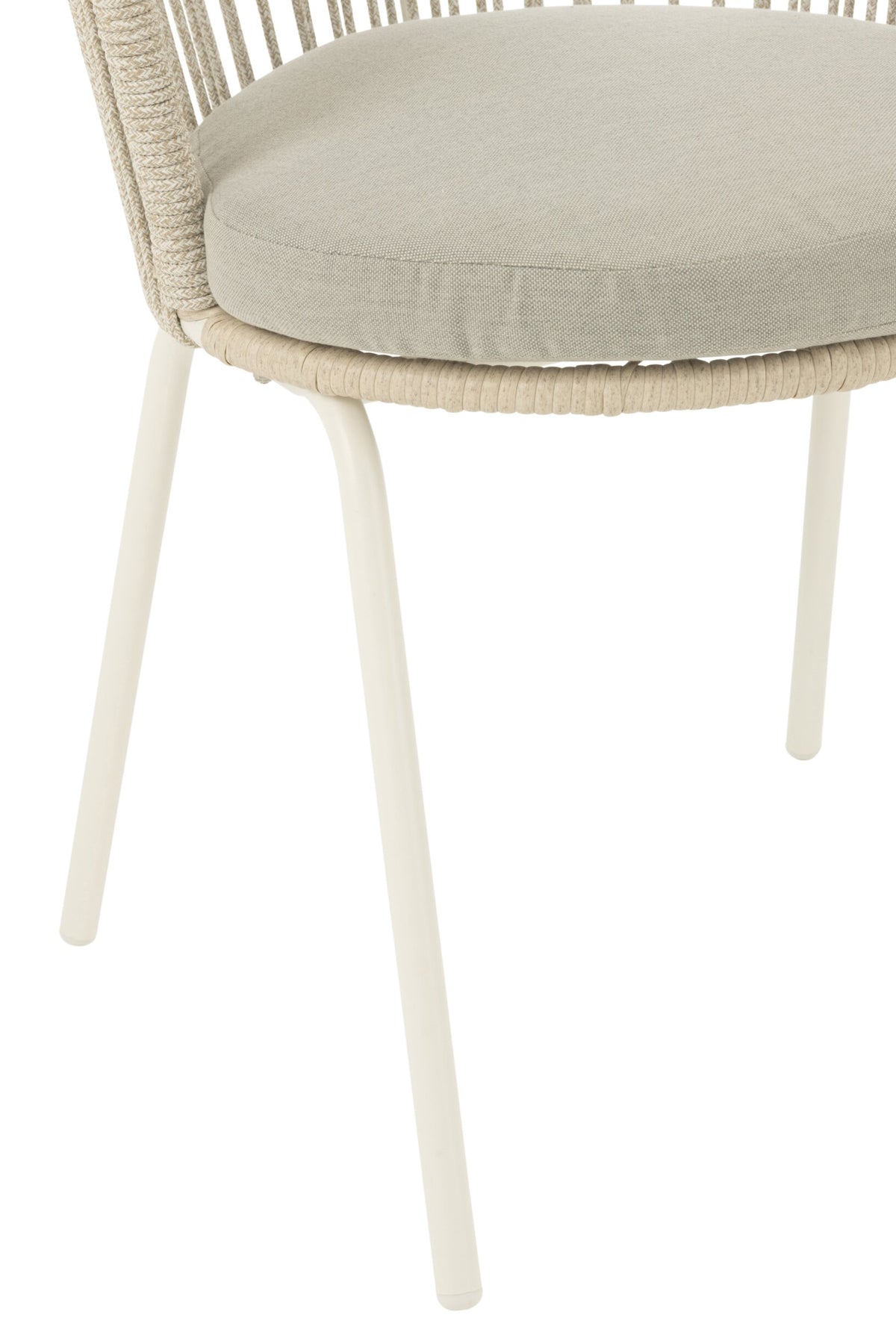 Sedia Toa Metallo/Corda Grigio J-Line