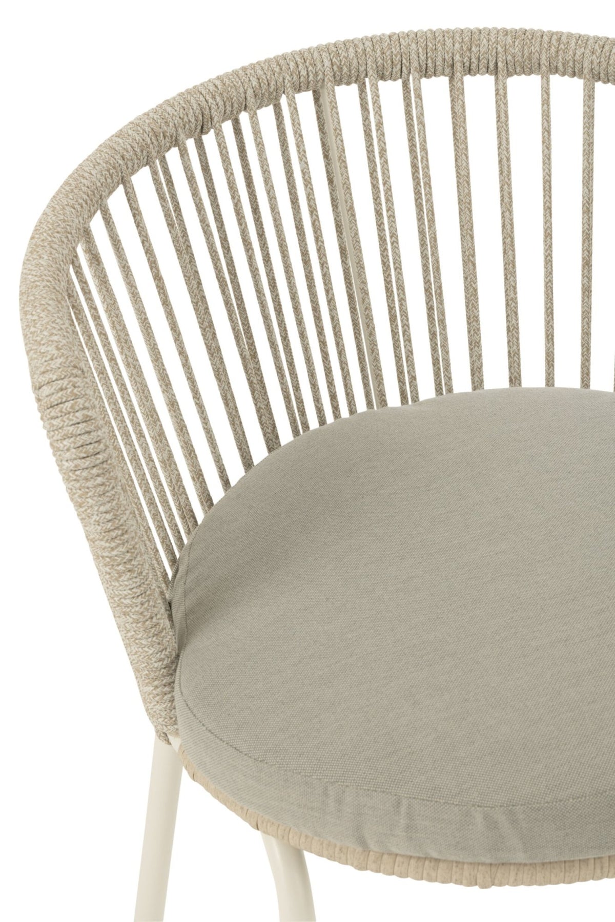 Sedia Toa Metallo/Corda Grigio J-Line