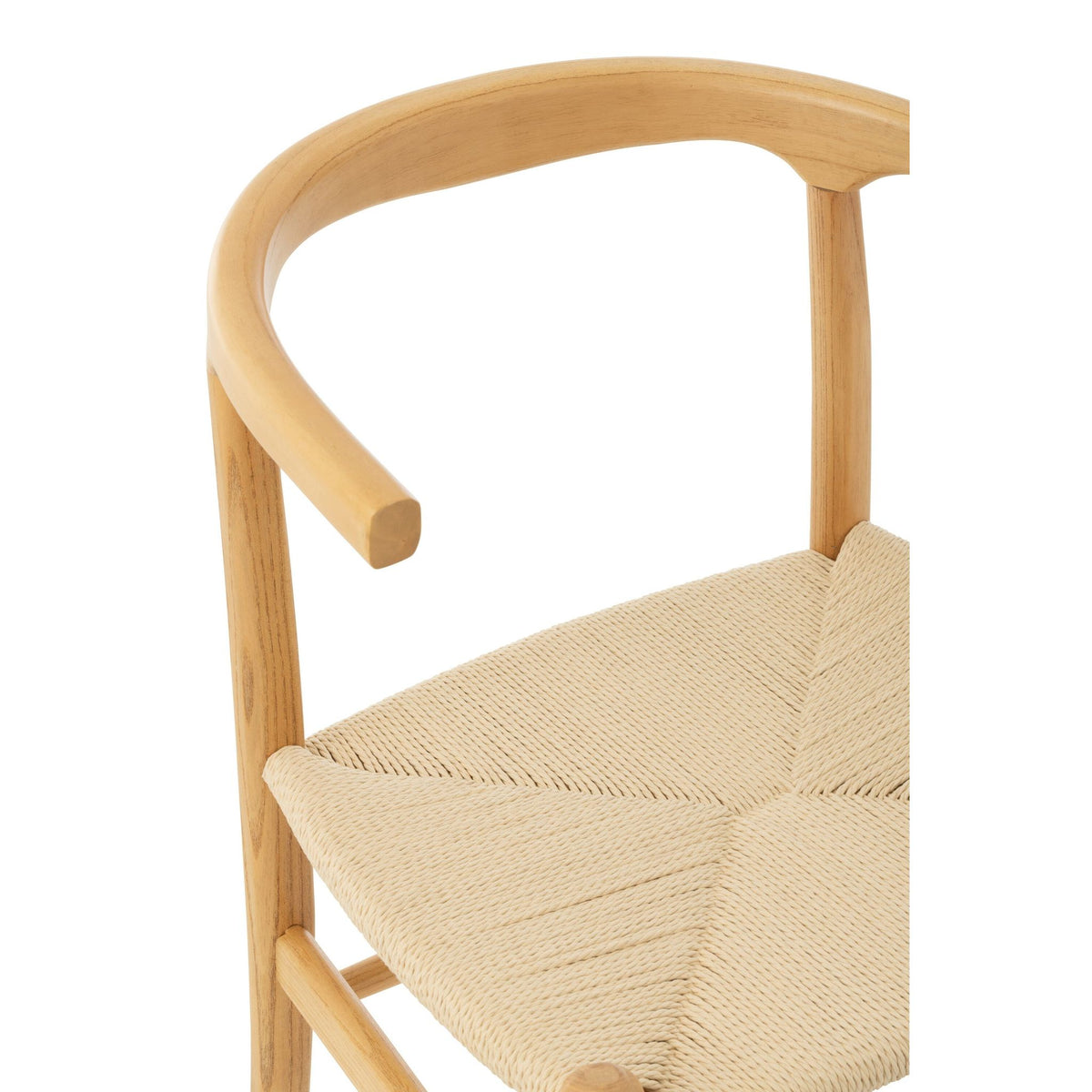 Stoel Toon Beukenhout/Touw Naturel