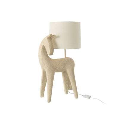 Tafellamp Paard Modern Resine Beige J-Line