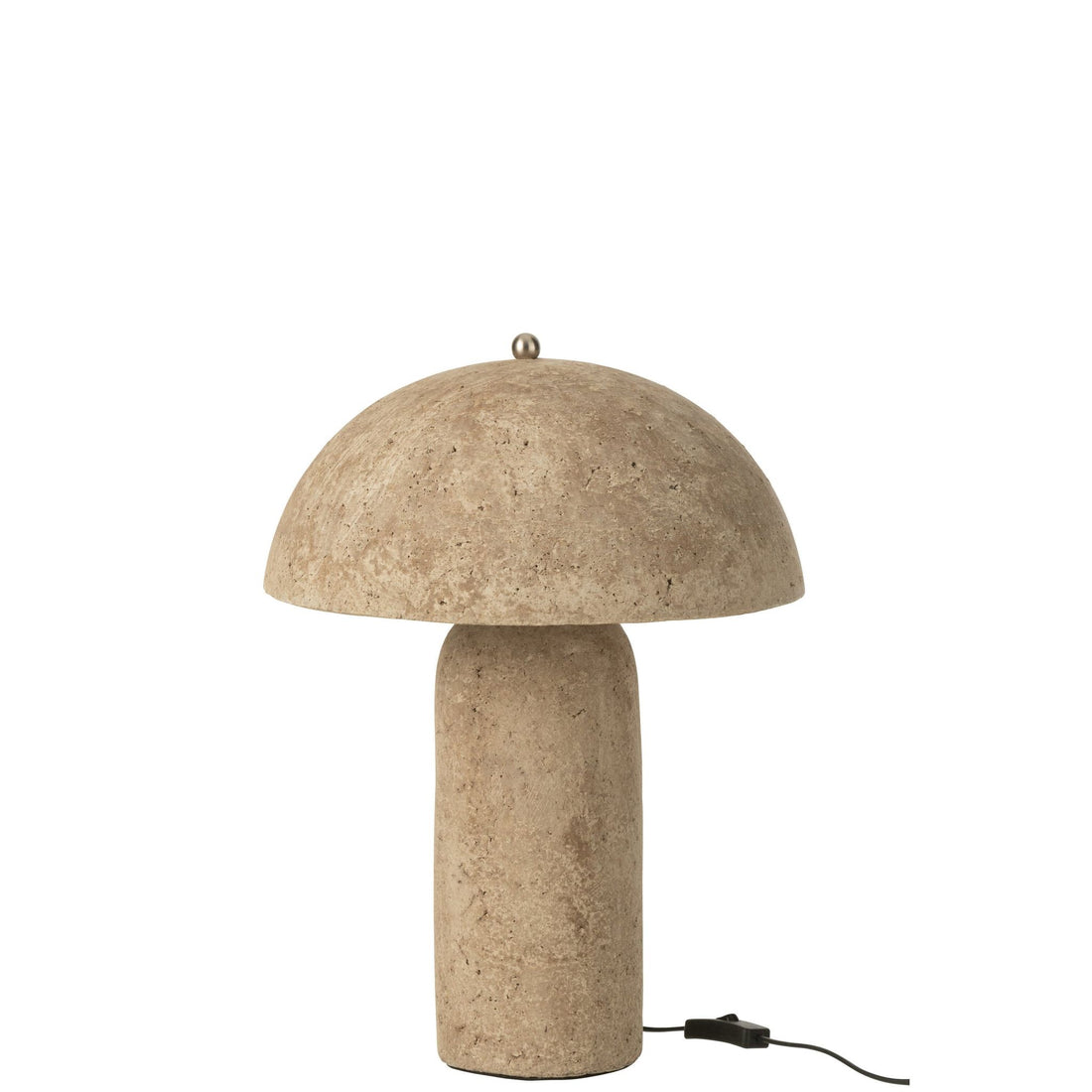 Tafellamp Paddenstoel Papier Mache Beige J-Line