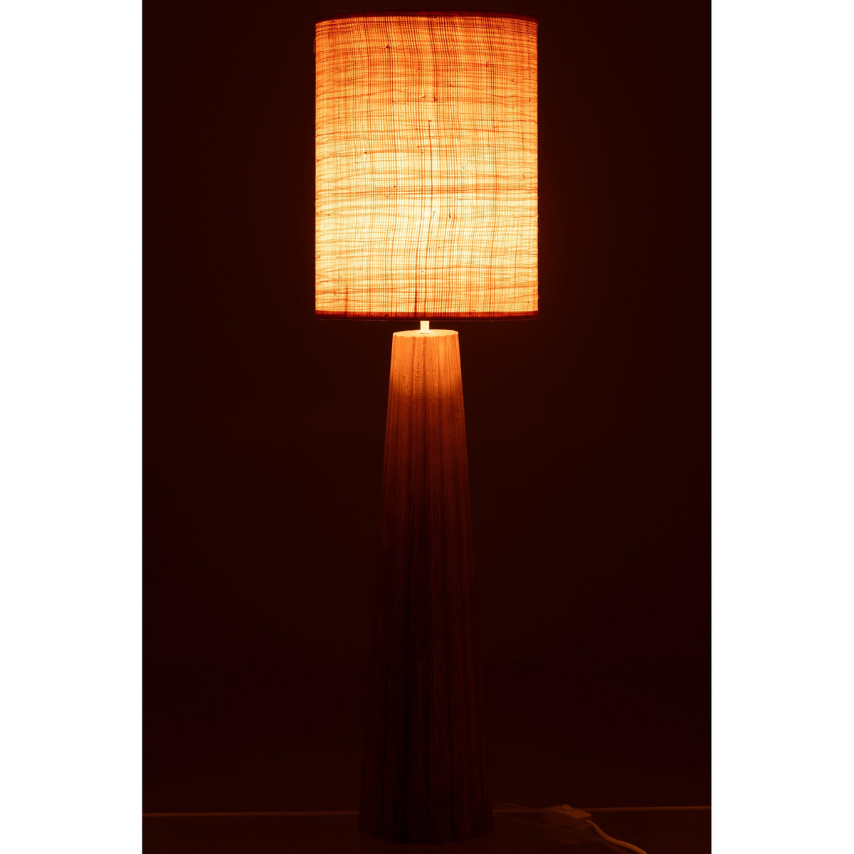 Lampada da tavolo Paraplu Ailanthus Legno Naturale Large J-Line