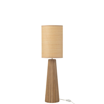 Lampada da tavolo Ombrellino Legno Naturale Piccola J-Line
