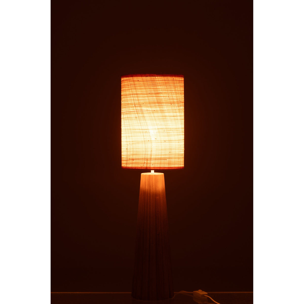 Lampada da tavolo Ombrellino Legno Naturale Piccola J-Line