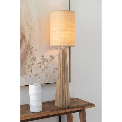 Lampada da tavolo Ombrellino Legno Naturale Piccola J-Line