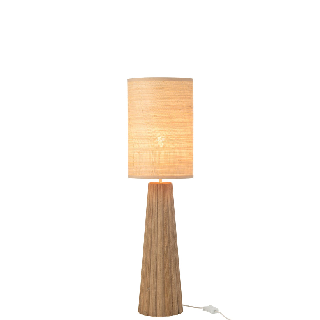Lampada da tavolo Ombrellino Legno Naturale Piccola J-Line