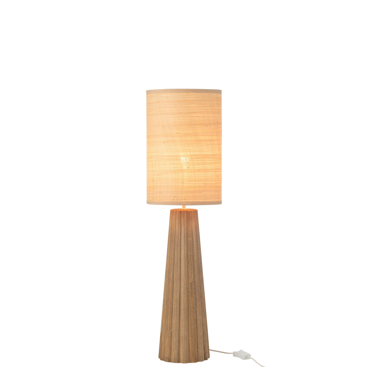 Lampada da tavolo Ombrellino Legno Naturale Piccola J-Line