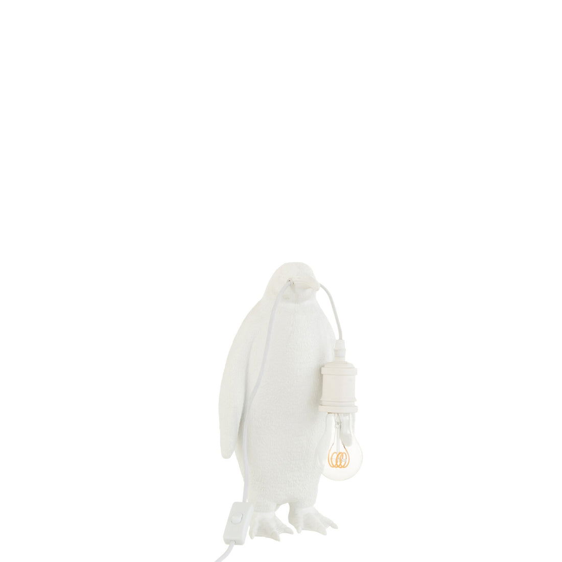 Lampada da tavolo Pinguino Resina Bianca Piccola J-Line