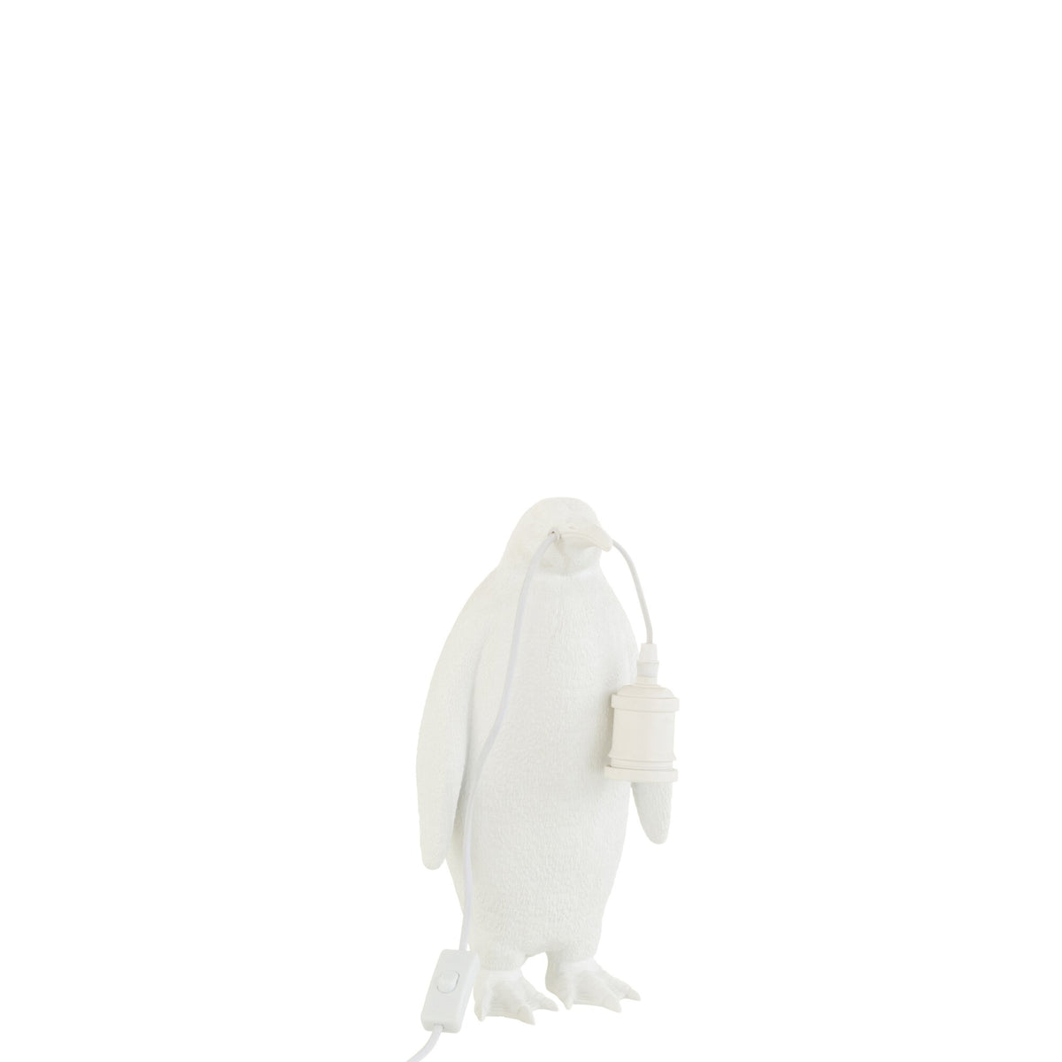 Lampada da tavolo Pinguino Resina Bianca Piccola J-Line