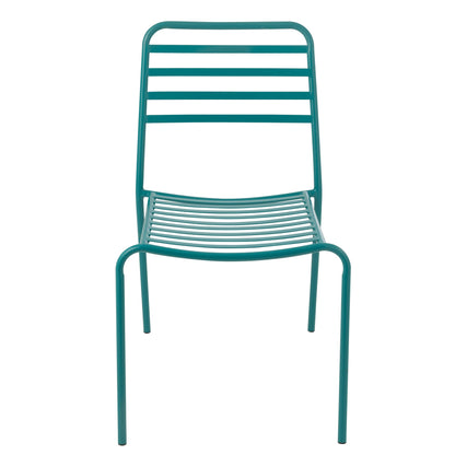 Sedia da giardino Dedi Turchese Metallo J-Line