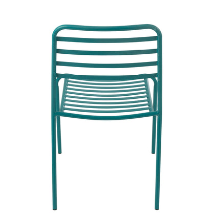 Sedia da giardino Dedi Turchese Metallo J-Line