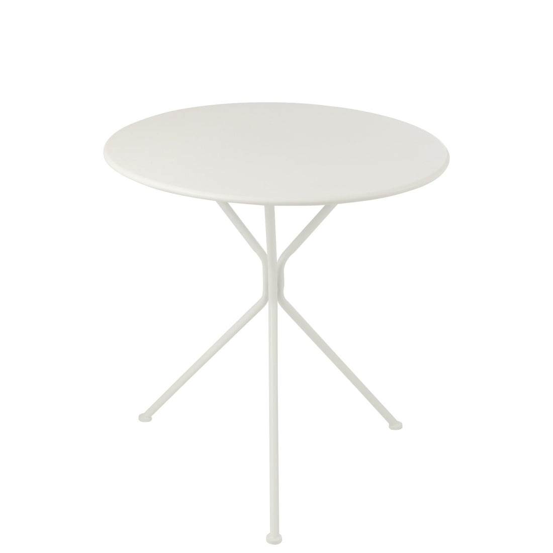 Tavolo da giardino Tripod Rotondo Metallo Bianco Large J-Line