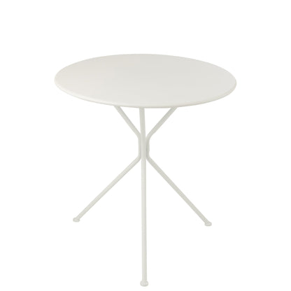 Tavolo da giardino Tripod Rotondo Metallo Bianco Large J-Line