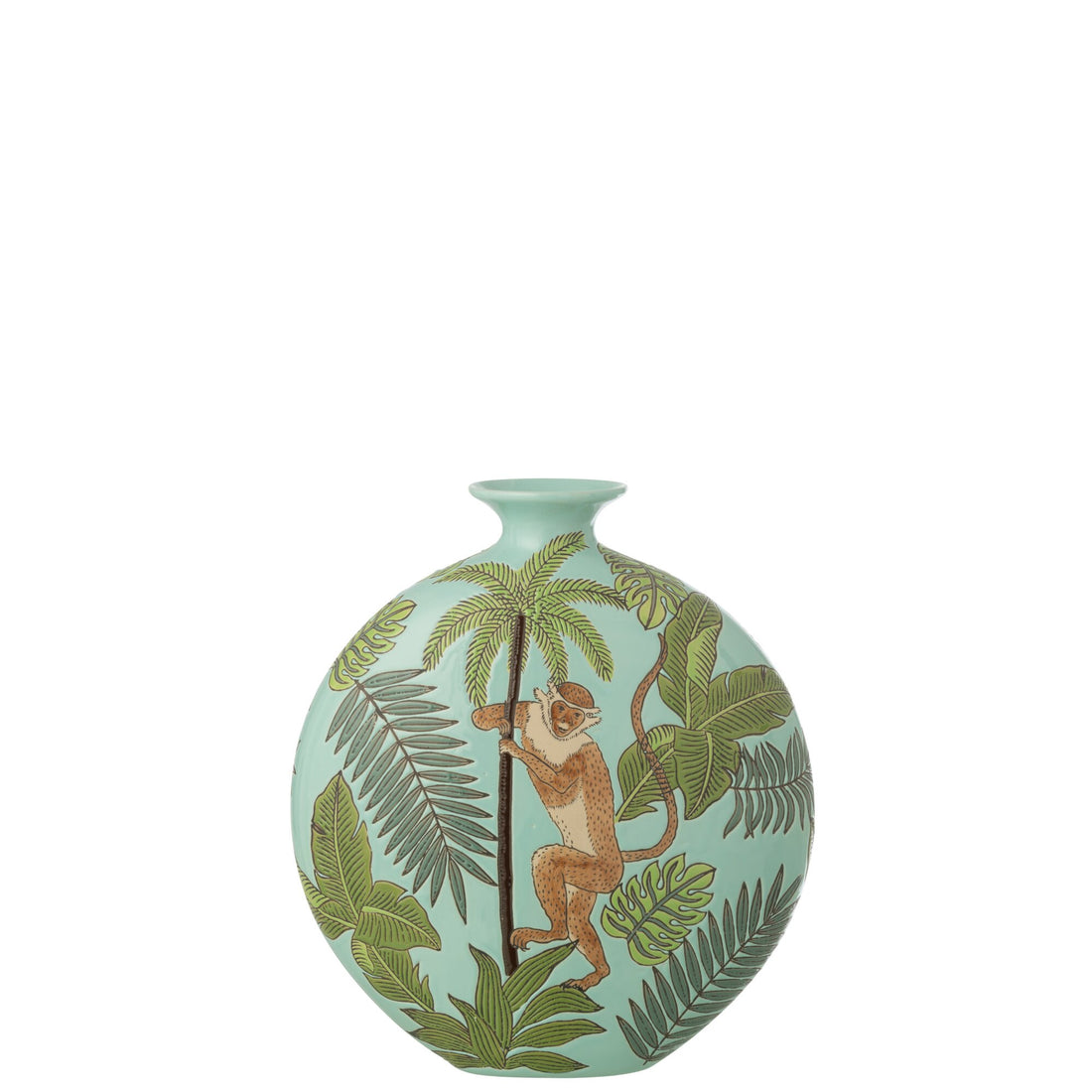 Vaso Scimmia Porcellana Multicolore Piccolo J-Line