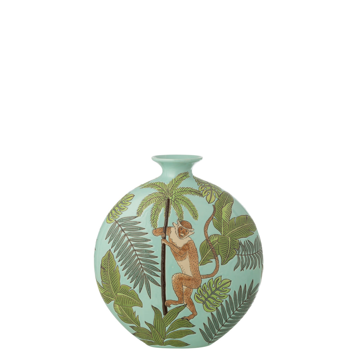 Vaso Scimmia Porcellana Multicolore Piccolo J-Line