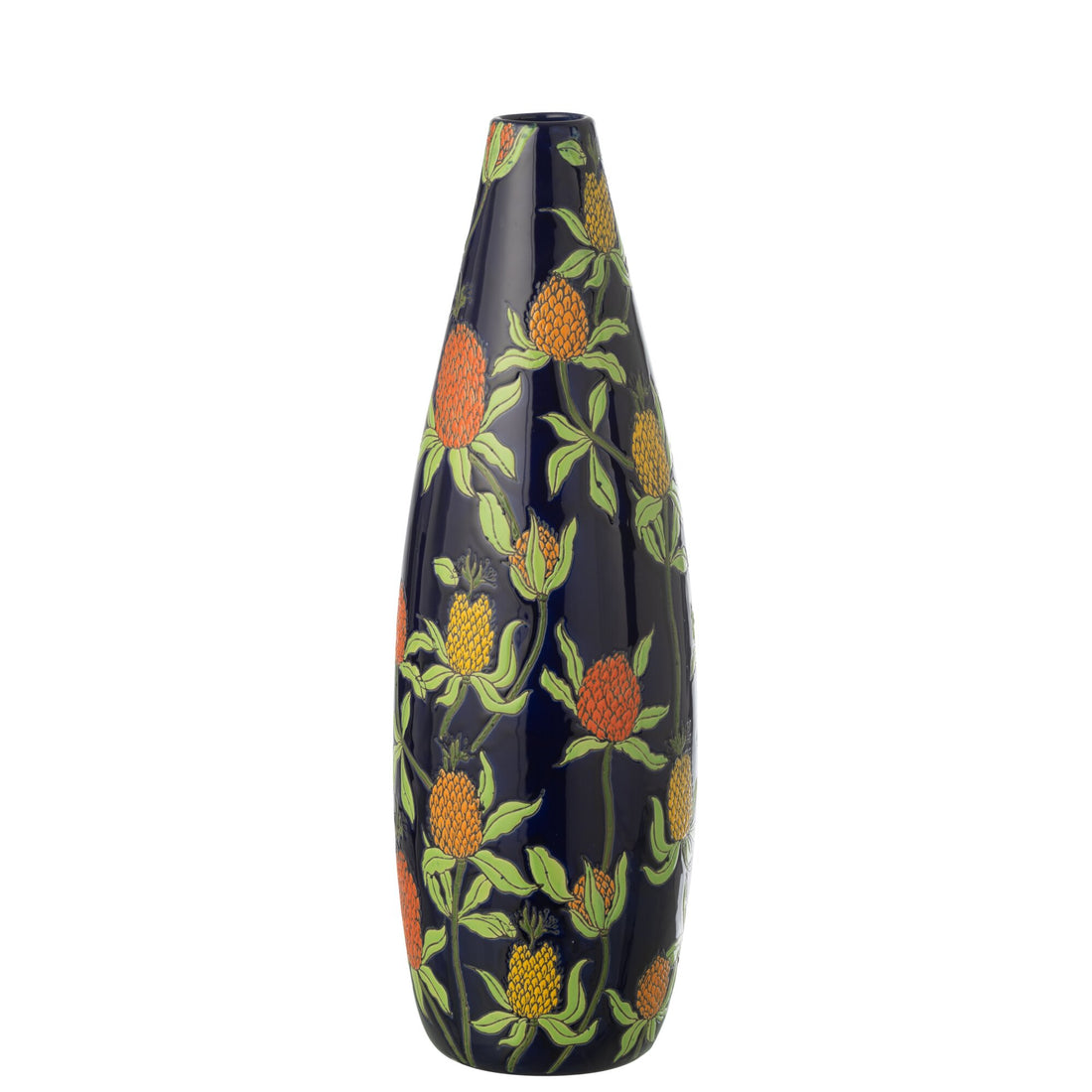 Vaso Ananas Porcellana Multicolore Large J-Line