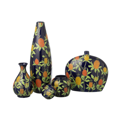 Vaso Ananas Porcellana Multicolore Large J-Line