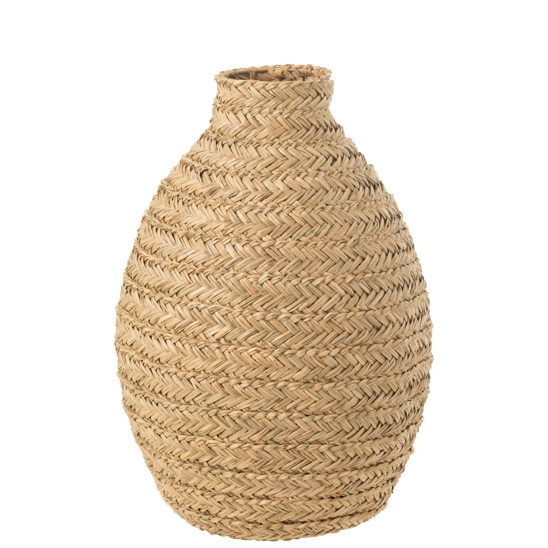 Vaso in Paglia di Mare Intrecciata Naturale Large J-Line