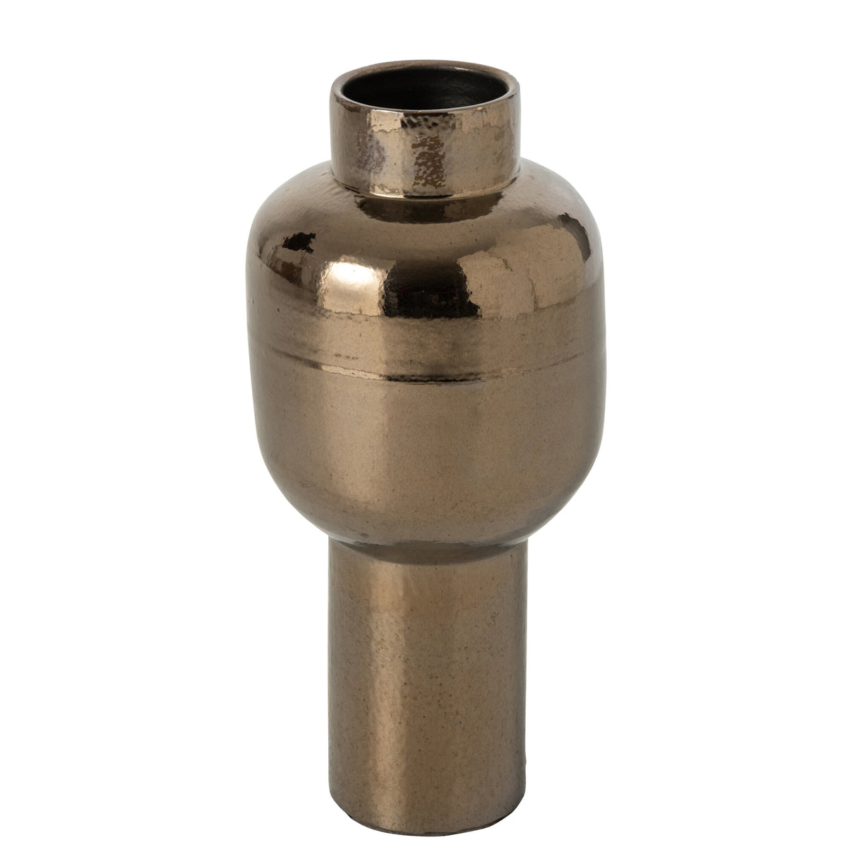 Vaso in Ceramica Bronzo J-Line
