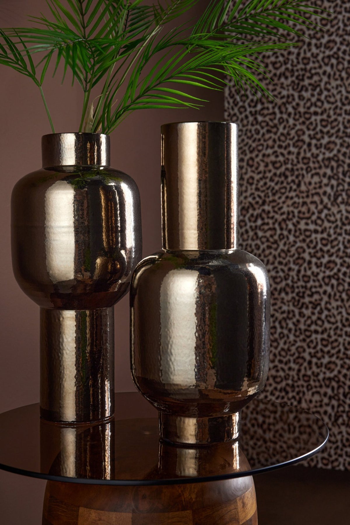 Vaso in Ceramica Bronzo J-Line