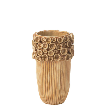 Vaso Corallo Alto Argilla Ocra Medio J-Line